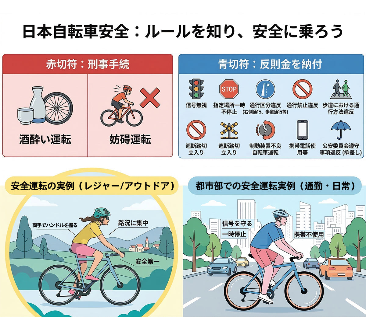 自転車の「青切符制度」とは?