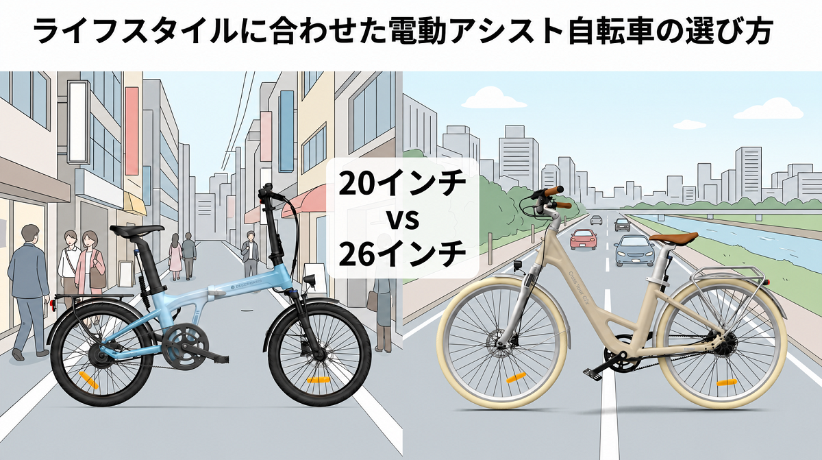 20インチと26インチ