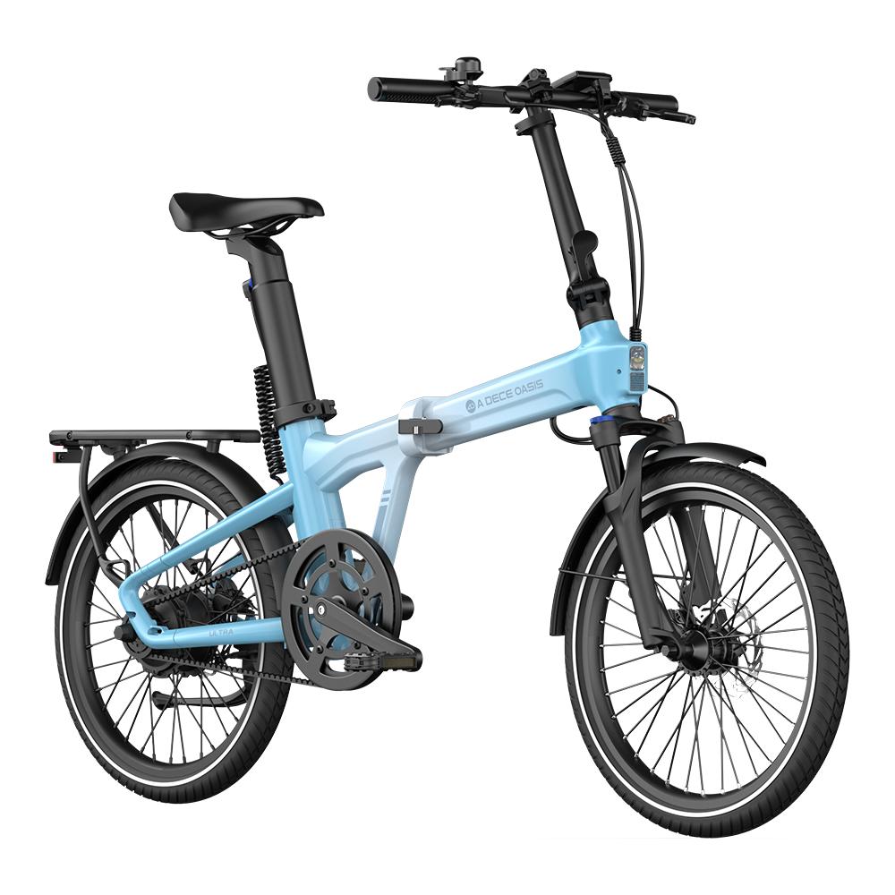 でへへADO Air 20 電動アシスト自転車 ポーラーブルー Air 20 Ultra 折りたたみ電動アシスト自転車 世界初、3段階